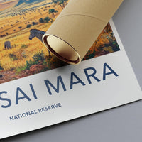 Maasai Mara Poster - Kenya Wall Art