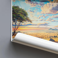 Maasai Mara Poster - Kenya Wall Art