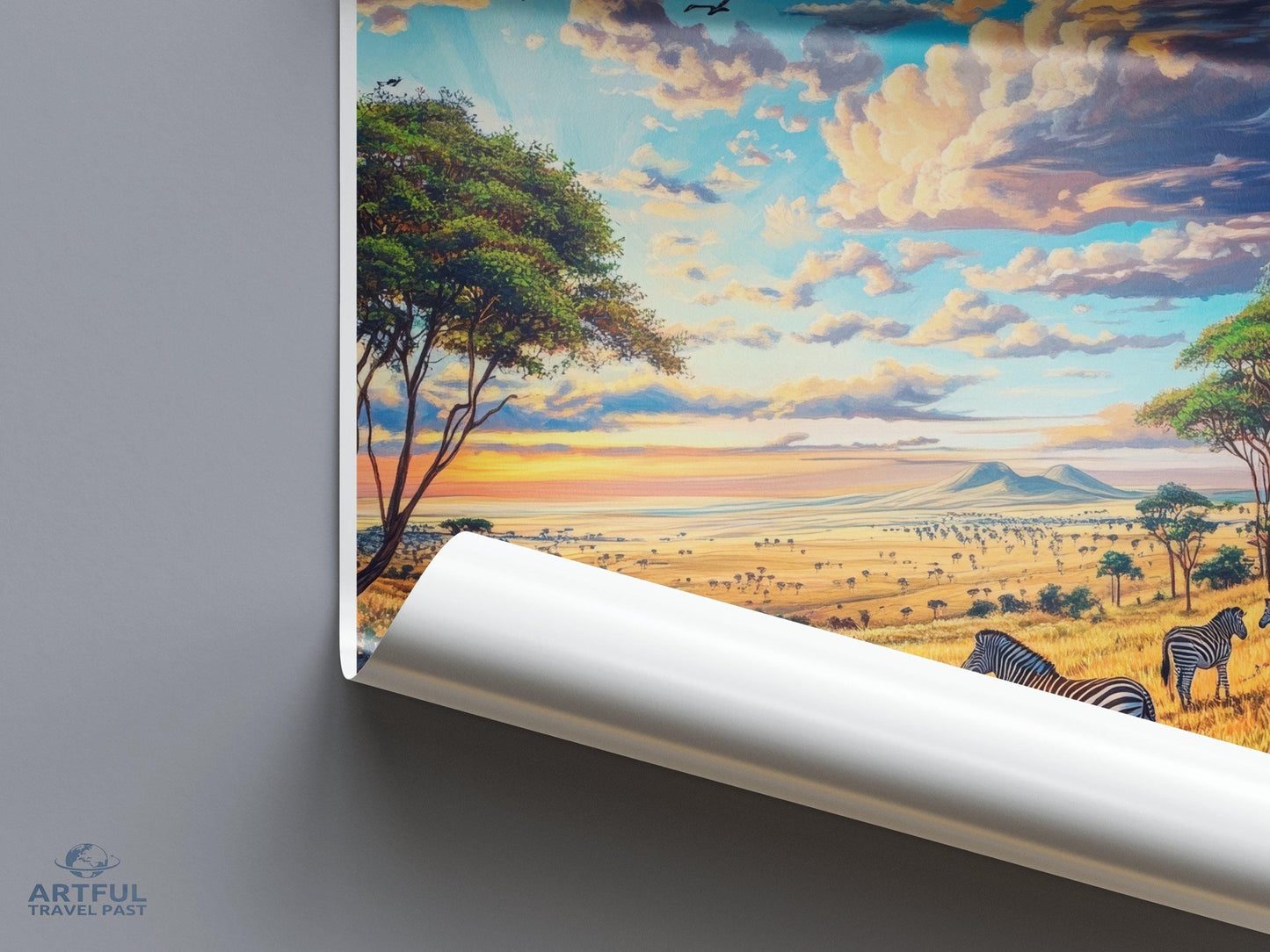 Maasai Mara Poster - Kenya Wall Art