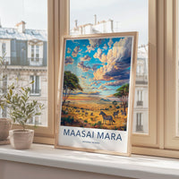 Maasai Mara Poster - Kenya Wall Art