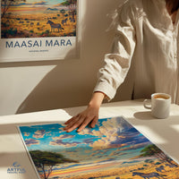 Maasai Mara Poster - Kenya Wall Art