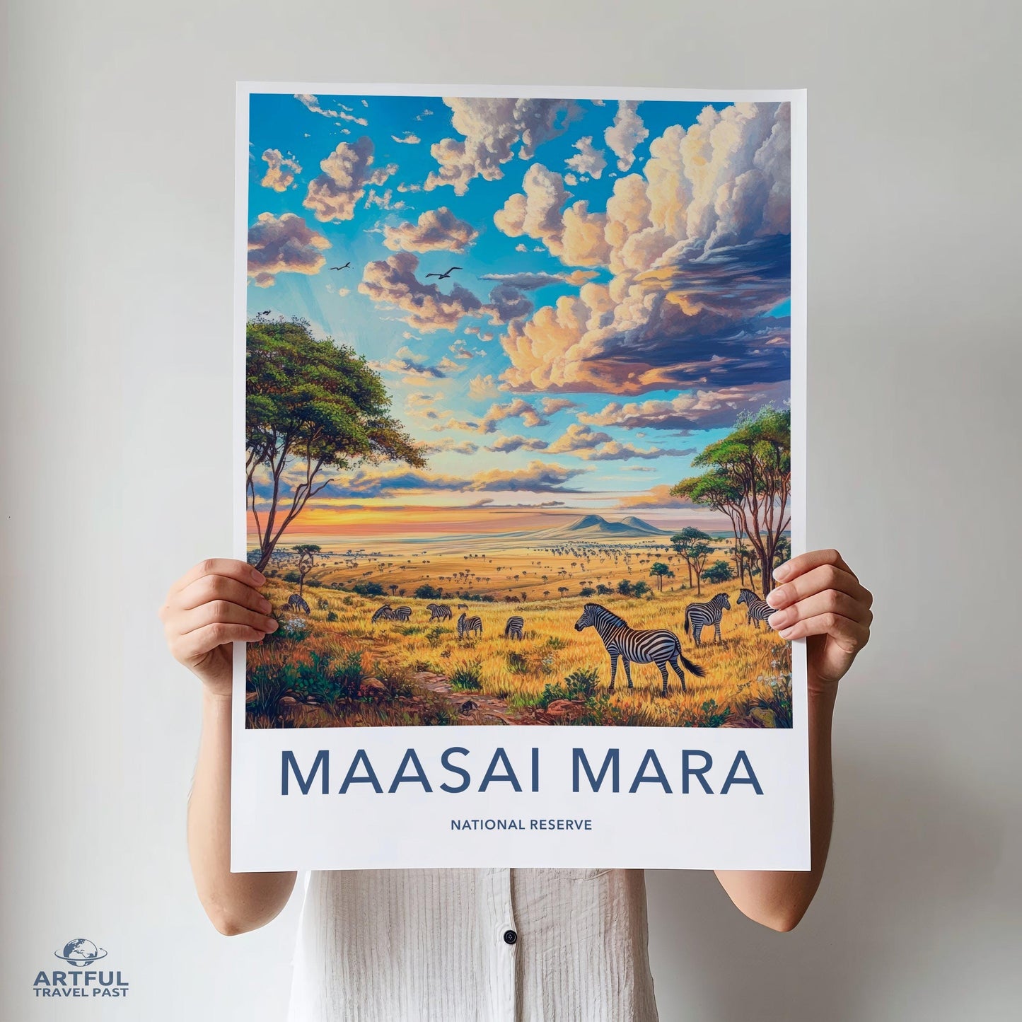 Maasai Mara Poster - Kenya Wall Art