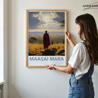 Maasai Mara Poster - Kenya Wall Art