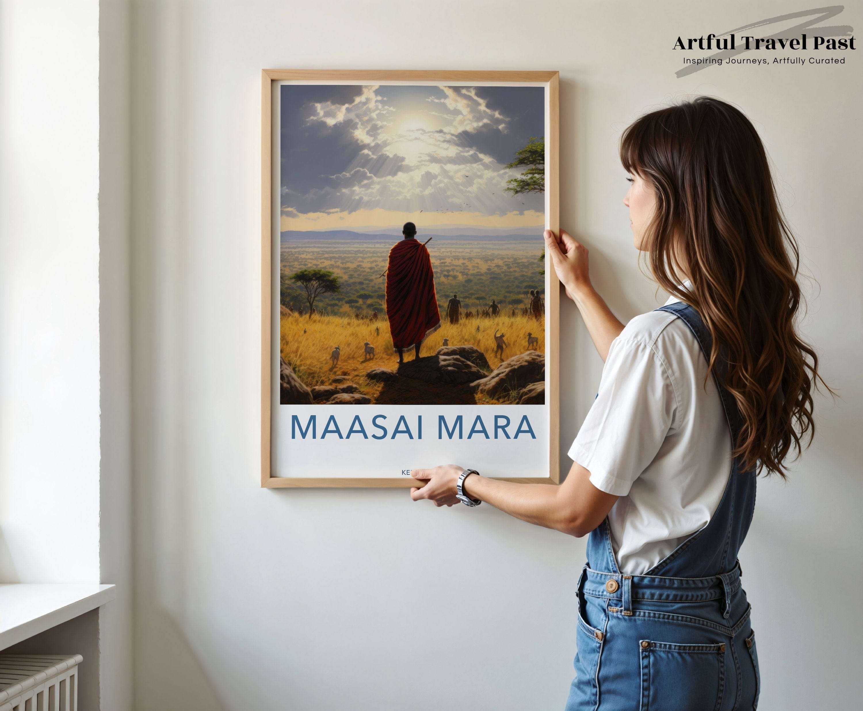 Maasai Mara Poster - Kenya Wall Art