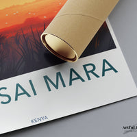 Maasai Mara Poster - Kenya Wall Art