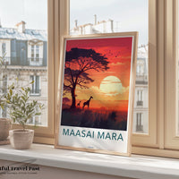 Maasai Mara Poster - Kenya Wall Art