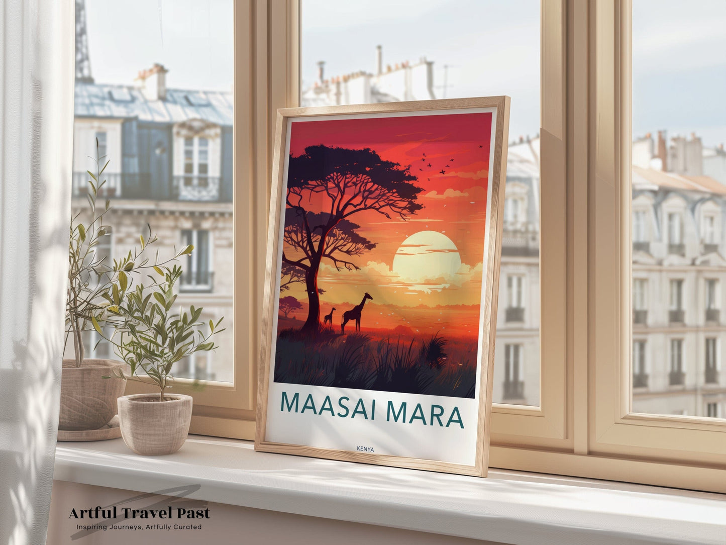 Maasai Mara Poster - Kenya Wall Art