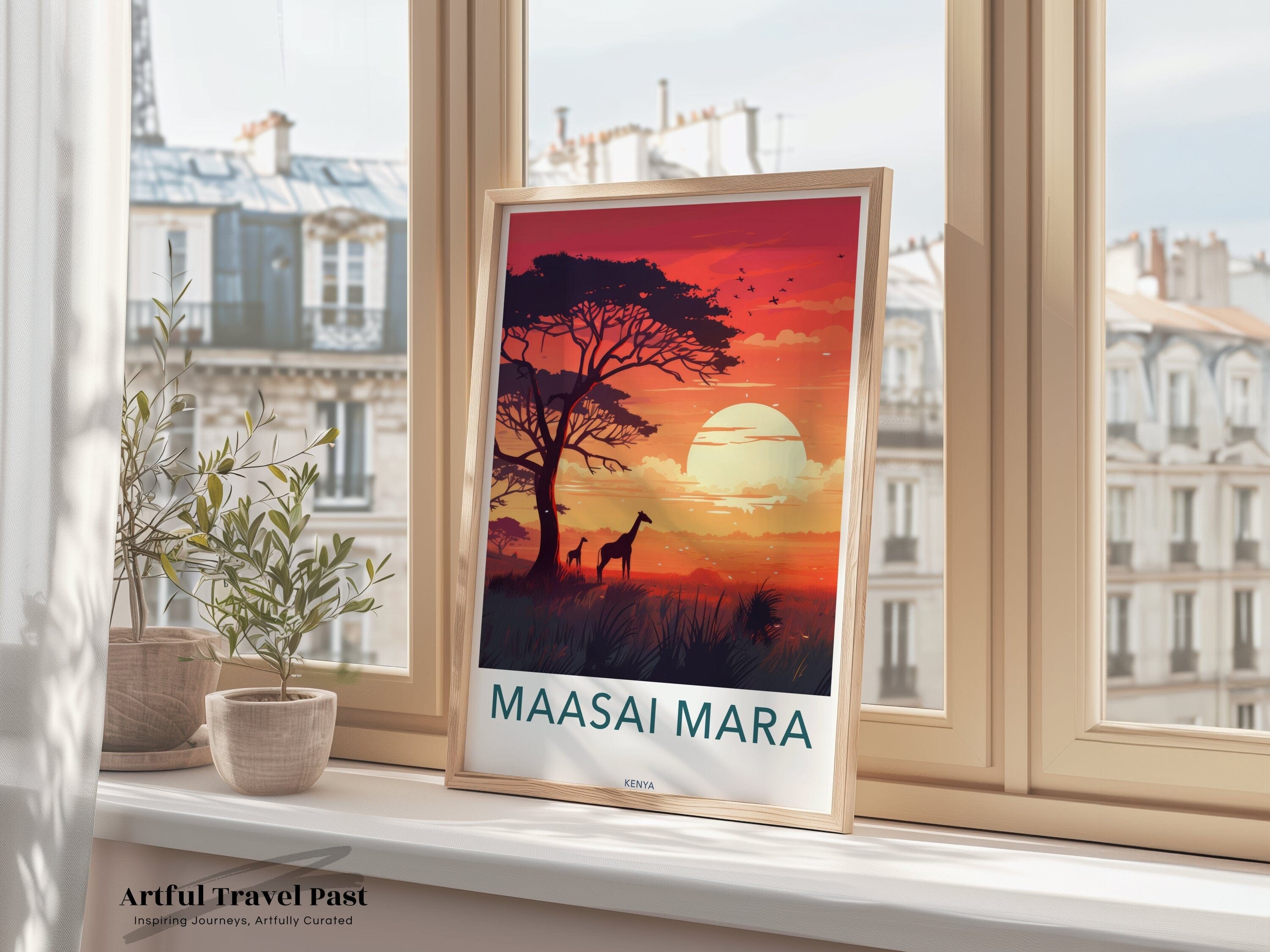 Maasai Mara Poster - Kenya Wall Art