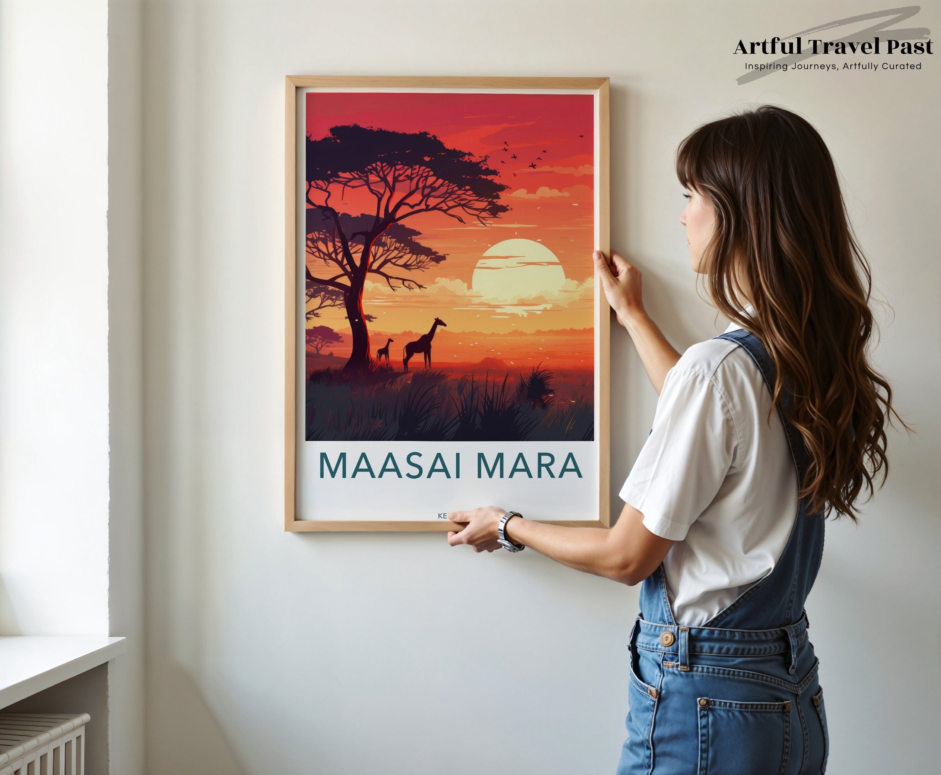 Maasai Mara Poster - Kenya Wall Art