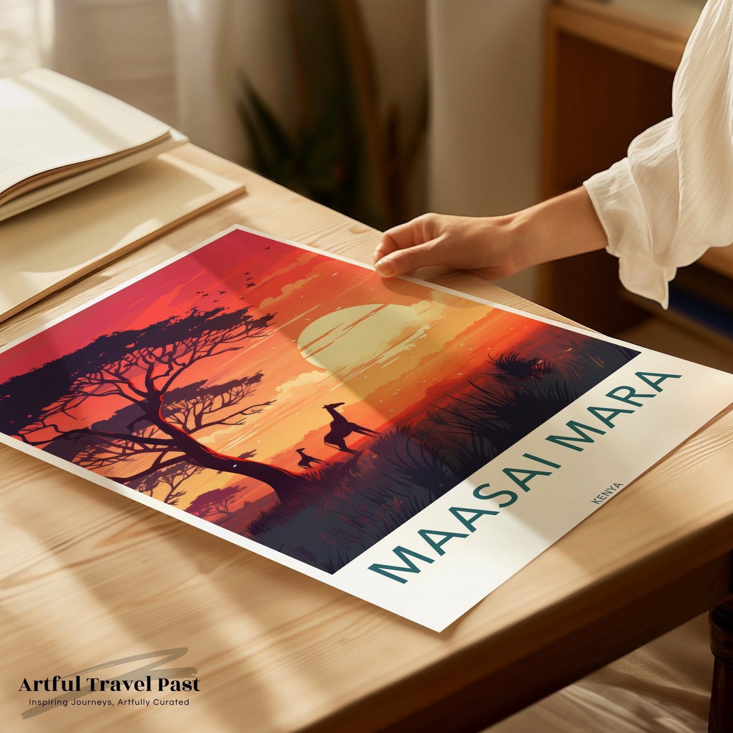 Maasai Mara Poster - Kenya Wall Art