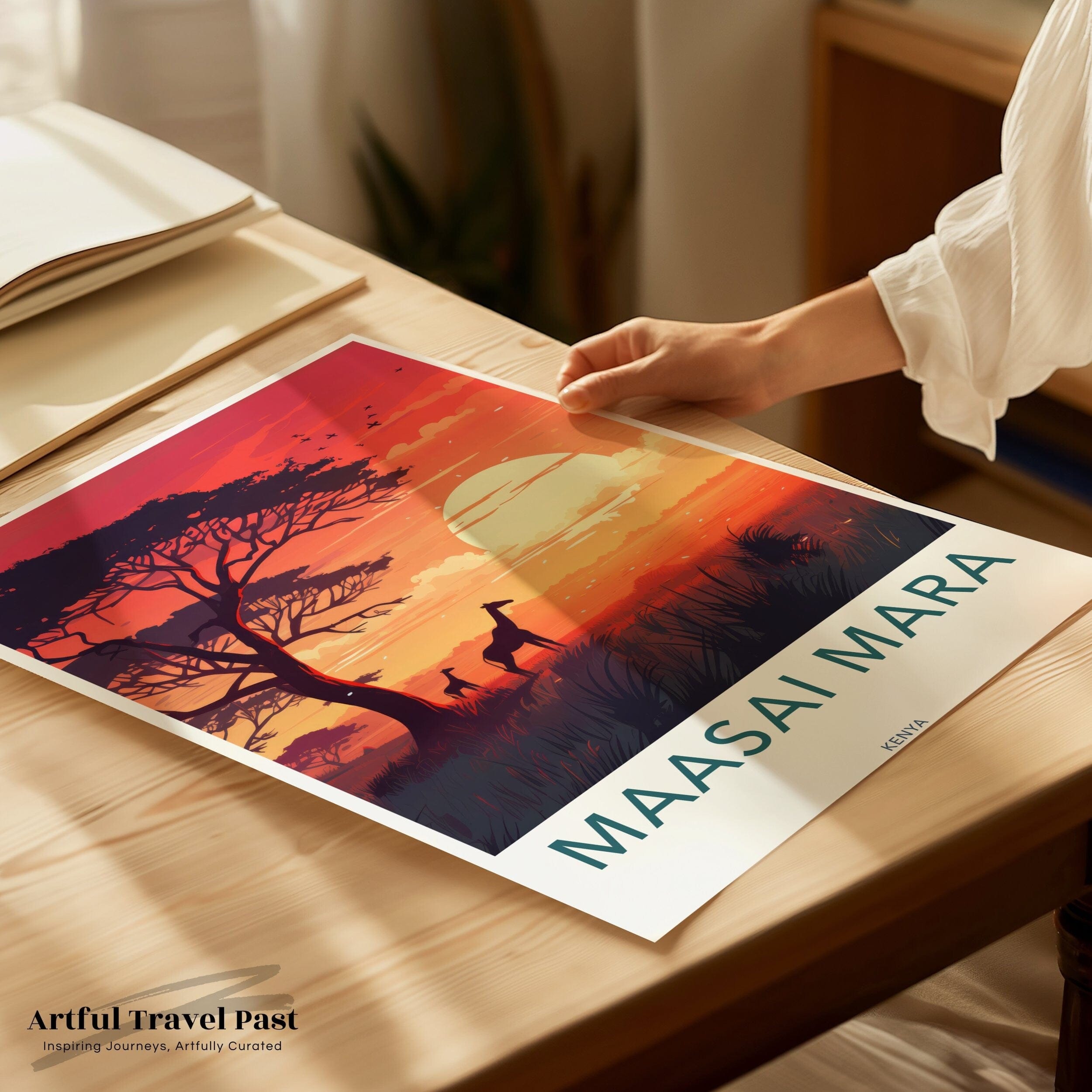 Maasai Mara Poster - Kenya Wall Art