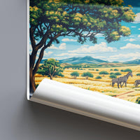 Maasai Mara Poster | Kenya Wall Art | Africa Decor