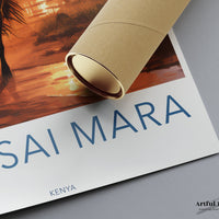Maasai Mara Poster | Kenya Wall Art | Africa Decor