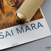 Maasai Mara Poster | Kenya Wall Art | Africa Decor