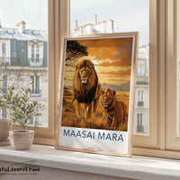 Maasai Mara Poster | Kenya Wall Art | Africa Decor