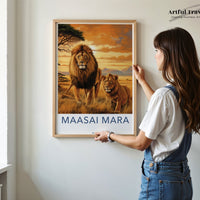 Maasai Mara Poster | Kenya Wall Art | Africa Decor