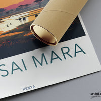 Maasai Mara Poster | Kenya Wall Art | Africa Decor