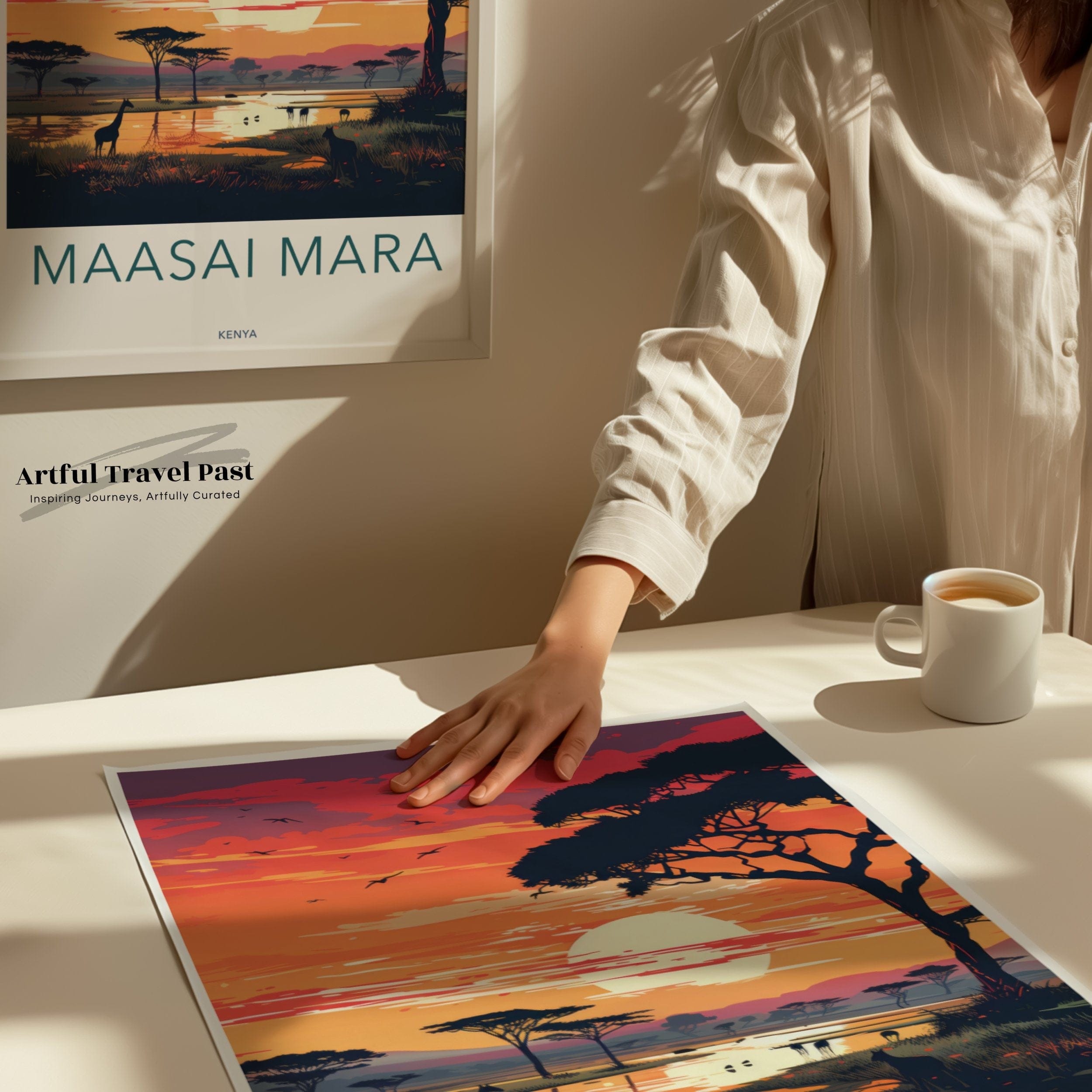 Maasai Mara Poster | Kenya Wall Art | Africa Decor