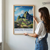 Machu Picchu Poster - Peru Wall Art