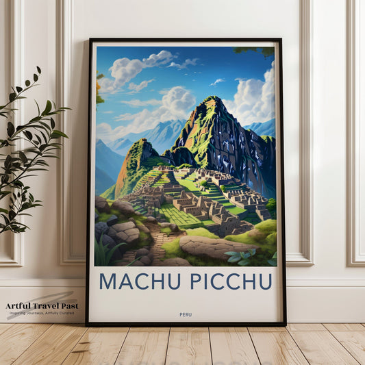 Machu Picchu Poster - Peru Wall Art