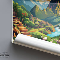 Machu Picchu Poster - Peru Wall Art
