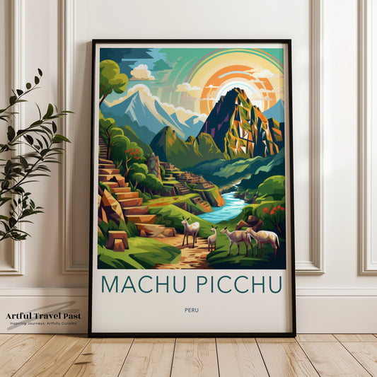 Machu Picchu Poster - Peru Wall Art