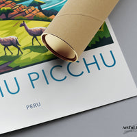 Machu Picchu Poster | Peru Wall Art | South America Decor