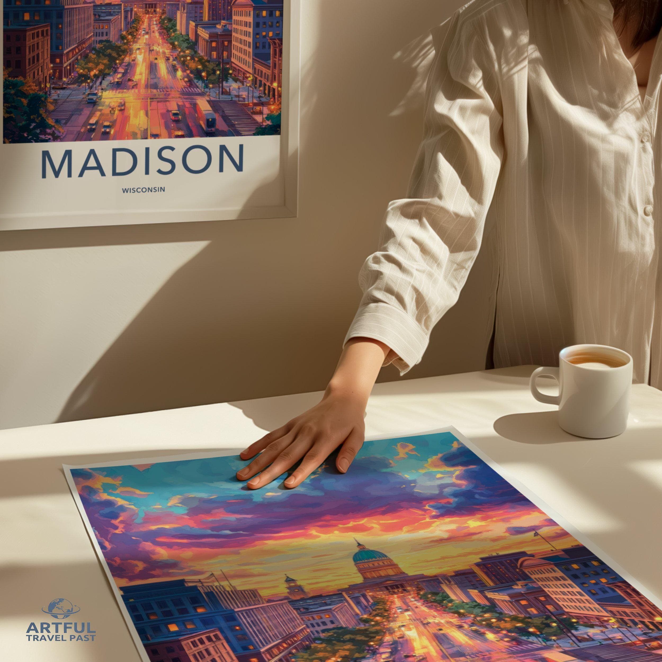 Madison Poster - Wisconsin Wall Art