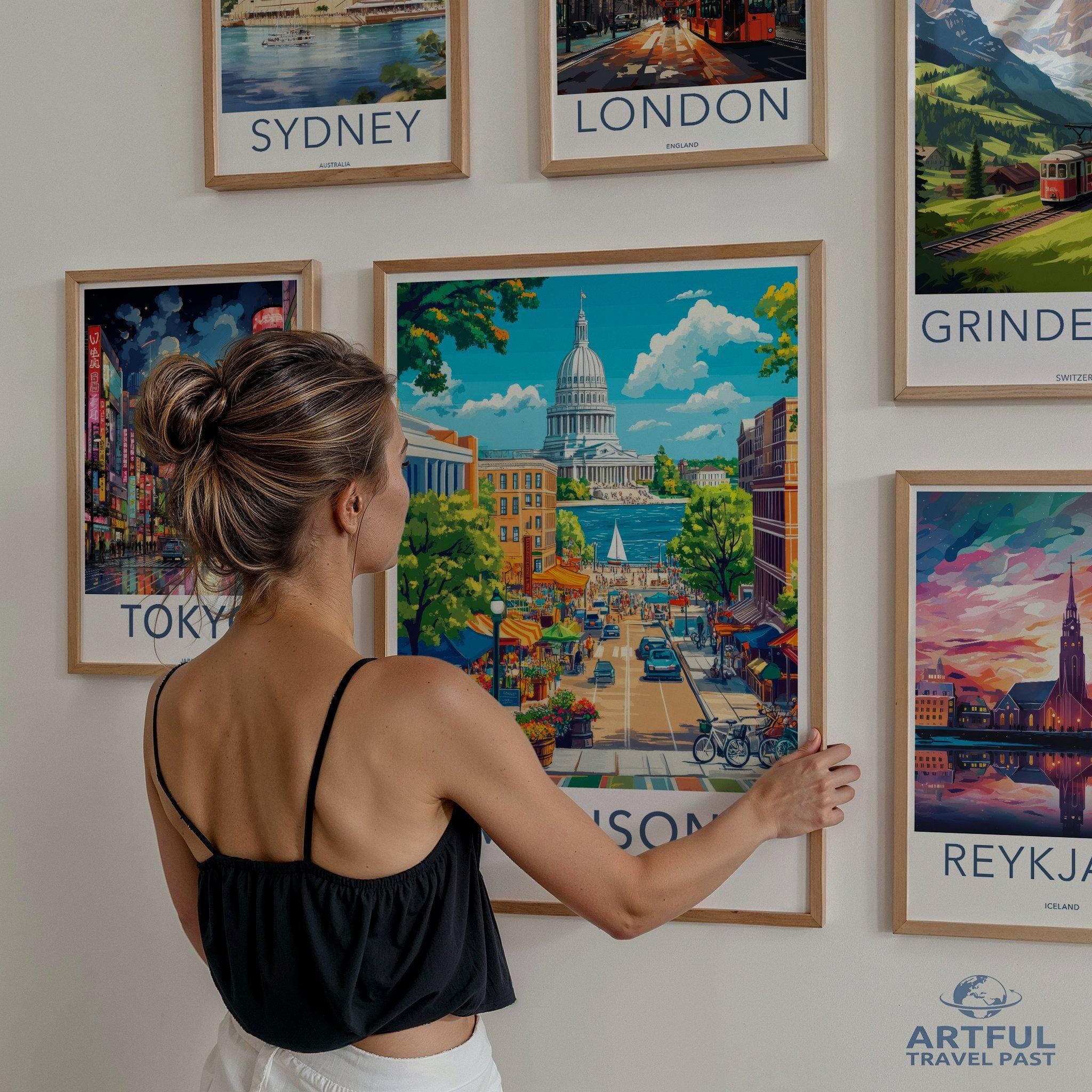 Madison Poster - Wisconsin Wall Art
