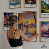 Madison Poster | Wisconsin Wall Art | America Decor