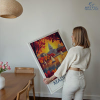 Madison Poster | Wisconsin Wall Art | America Decor