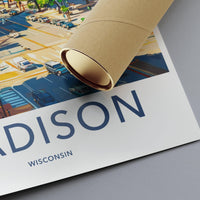 Madison Wisconsin Poster