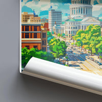 Madison Wisconsin Poster