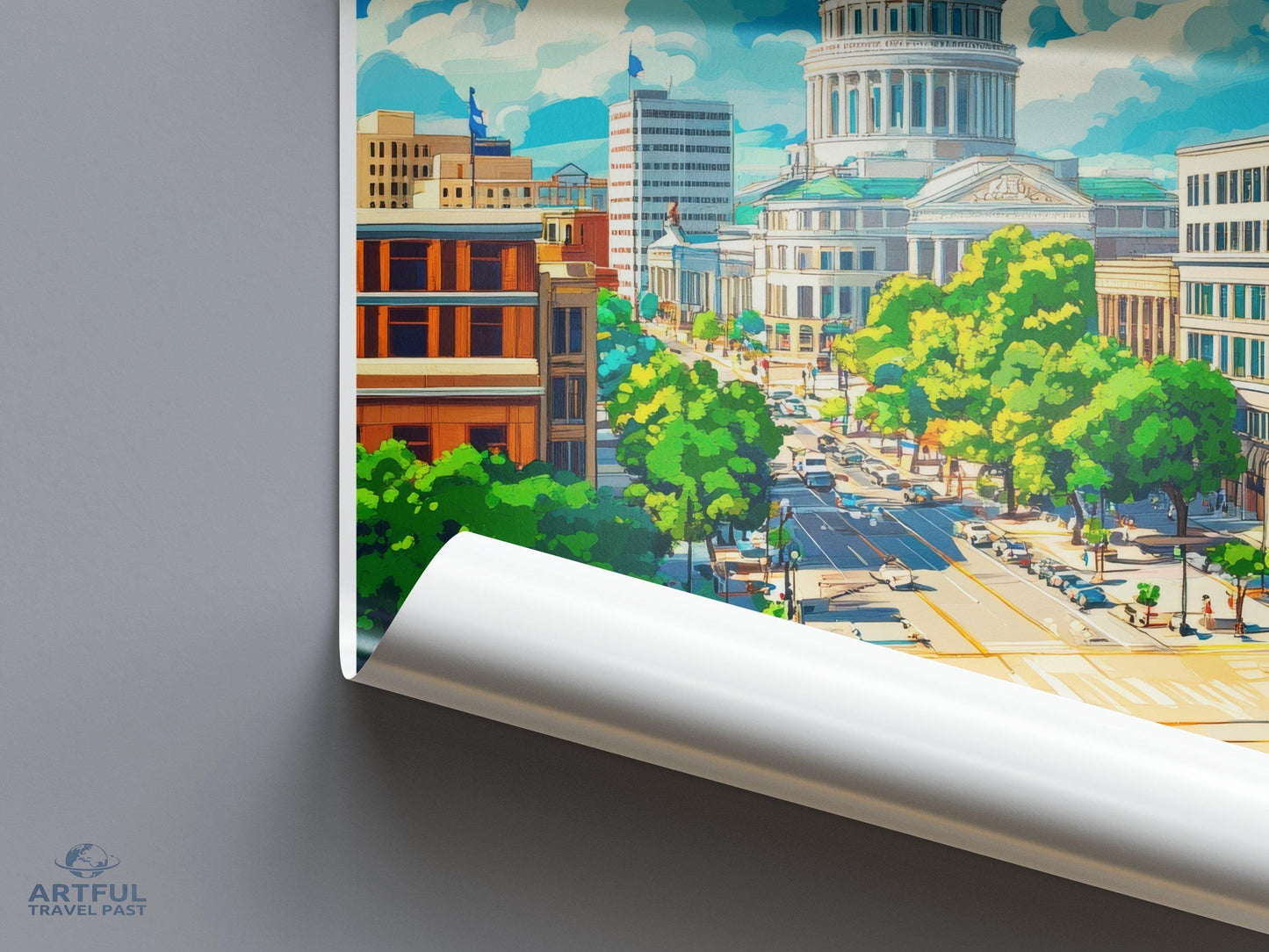 Madison Wisconsin Poster