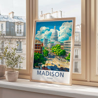 Madison Wisconsin Poster