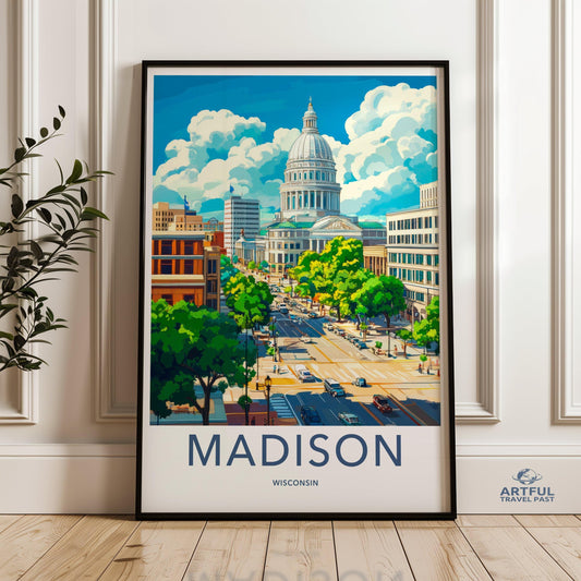 Madison Wisconsin Poster