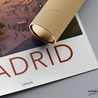 Madrid Poster - Spain Wall Art