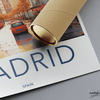 Madrid Poster | Spain Wall Art | Europe Decor
