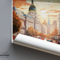 Madrid Poster | Spain Wall Art | Europe Decor