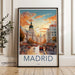 Madrid Poster | Spain Wall Art | Europe Decor