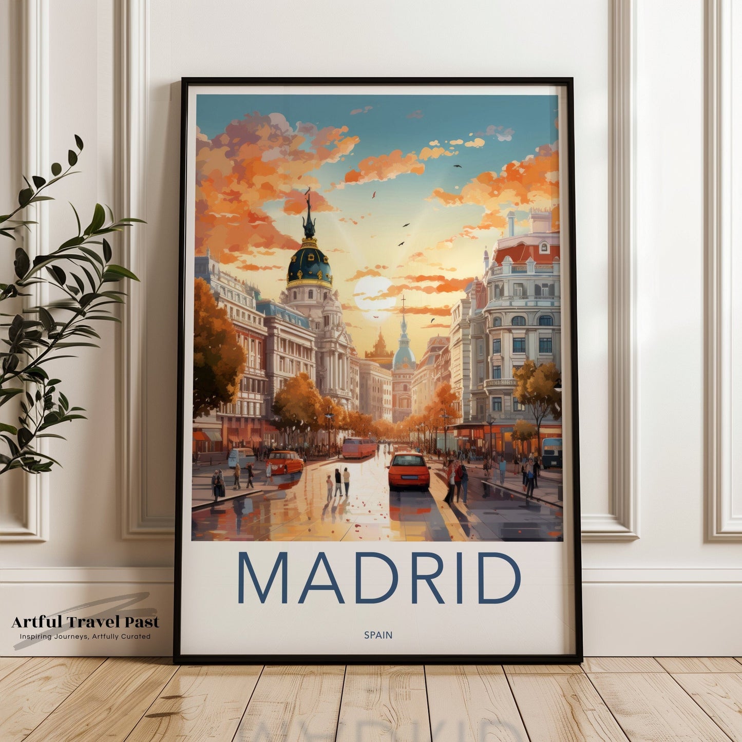 Madrid Poster | Spain Wall Art | Europe Decor