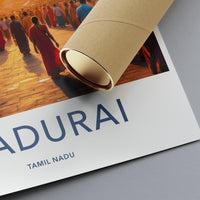 Madurai Poster - Tamil Nadu Wall Art