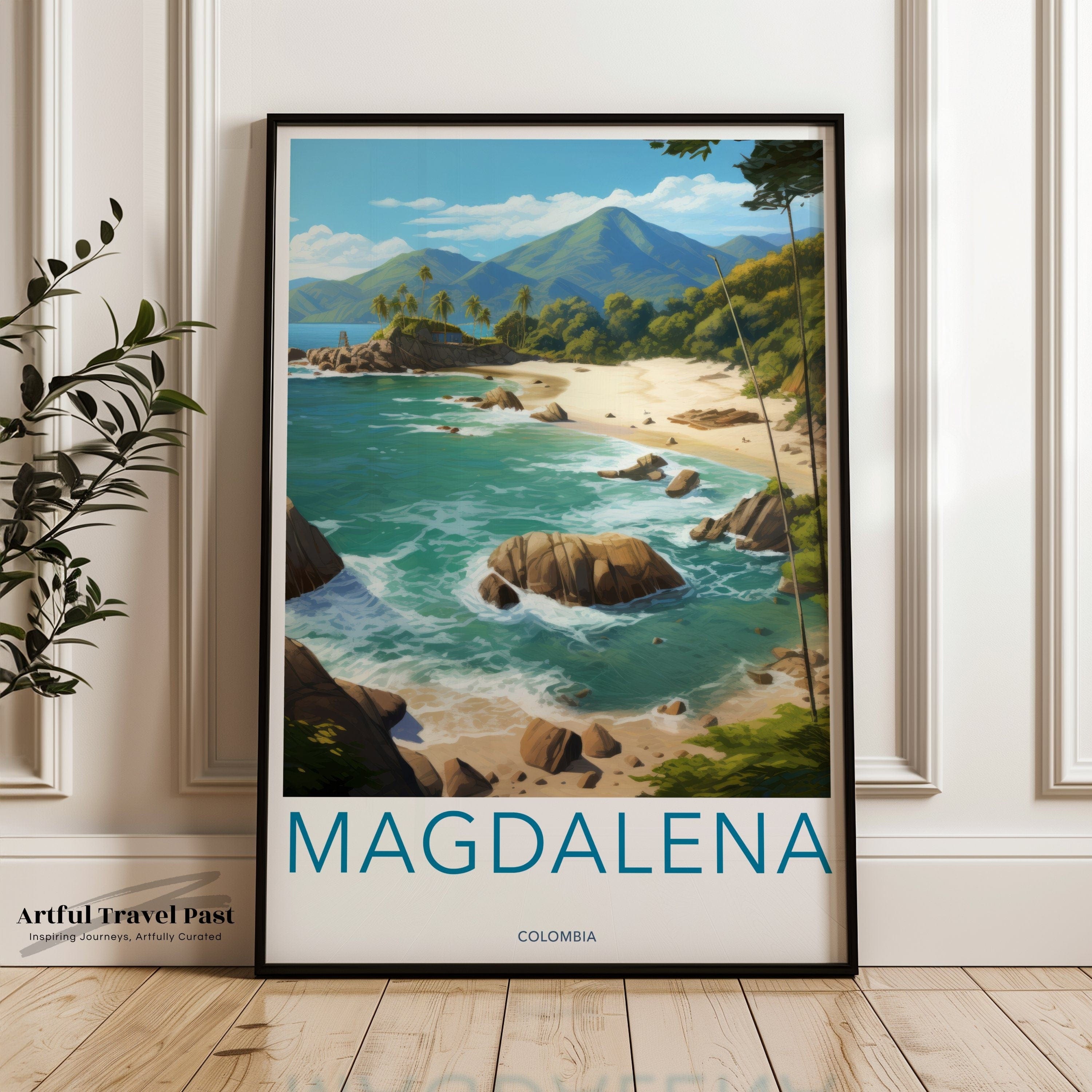Magdalena Poster - Colombia Wall Art