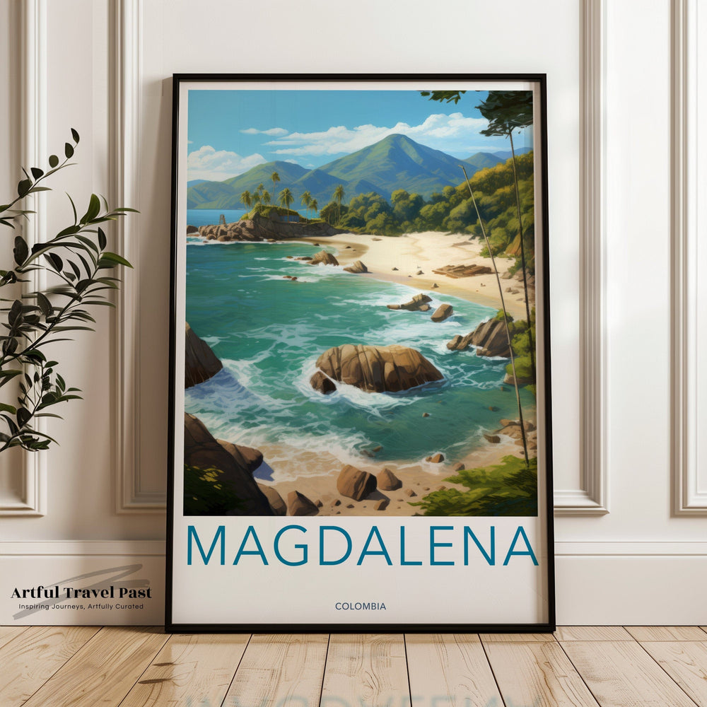 Magdalena Poster | Colombia Wall Art | Latin America Decor