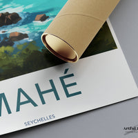 Mahé Poster | Seychelles Wall Art | Indian Ocean Decor