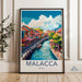 Malacca Poster | Malaysia Wall Art | Asia Decor