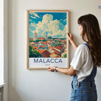 Malacca Poster | Malaysia Wall Art | Asia Decor