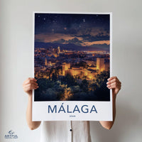 Malaga Poster - Spain Wall Art