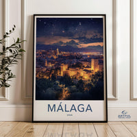 Malaga Poster - Spain Wall Art