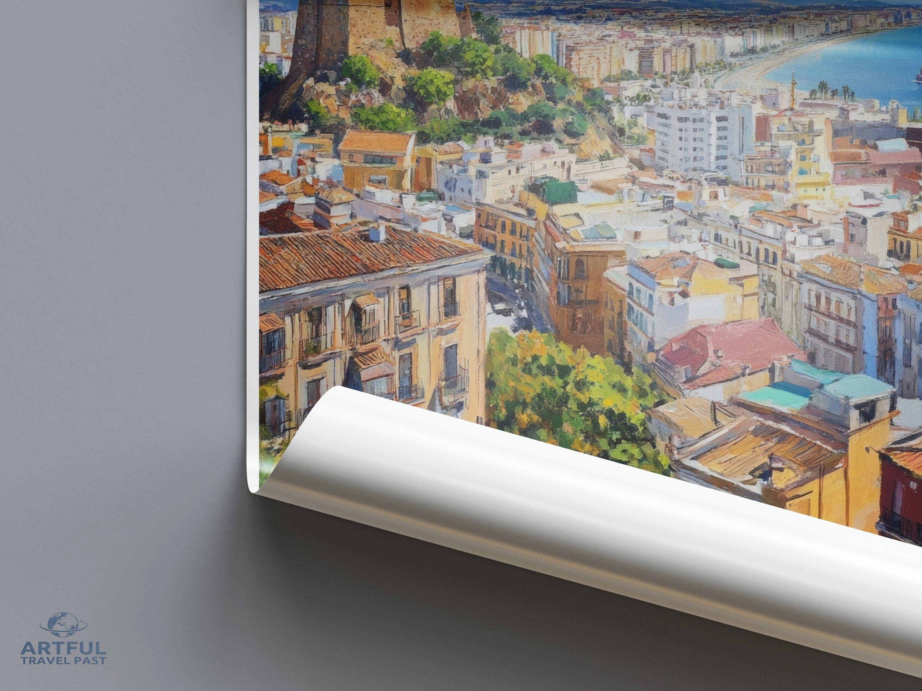 Malaga Poster - Spain Wall Art